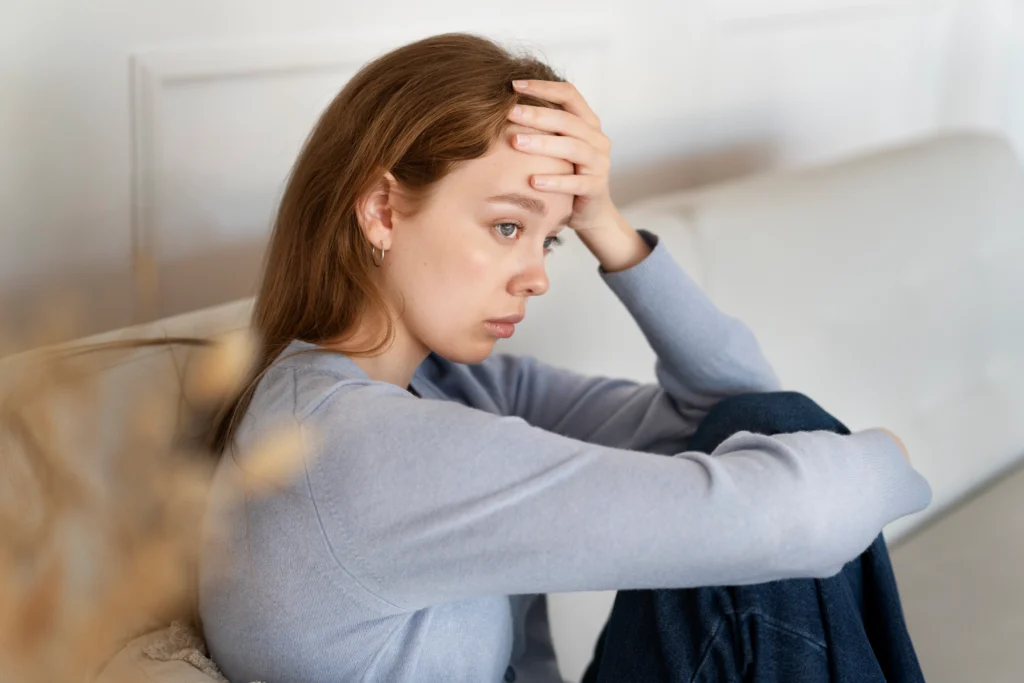 Kvinde med angst